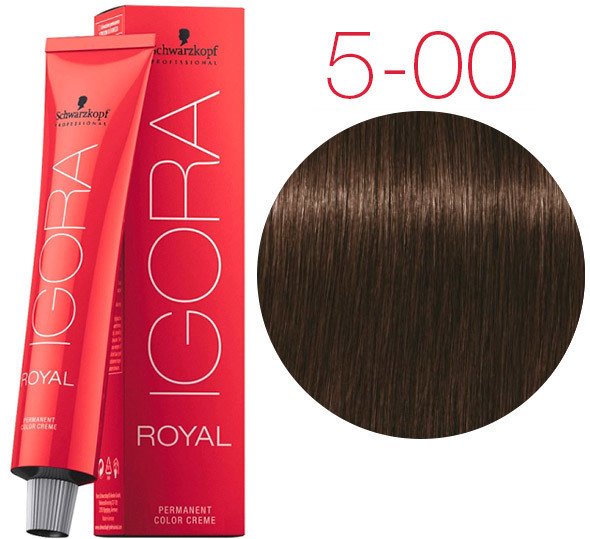 Крем-краска для волос Schwarzkopf Professional Igora Royal Permanent Color Creme 5-00 60 мл