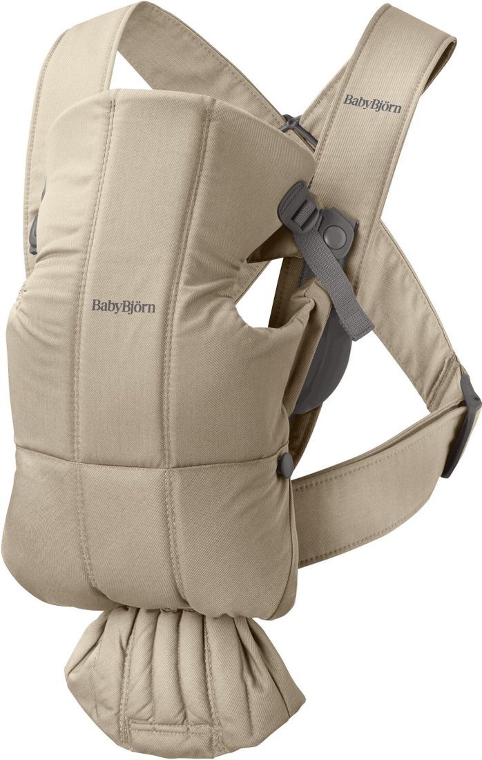 Рюкзак-переноска BabyBjorn Mini 0210.26 (woven beige)