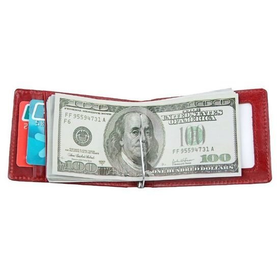 Зажим для денег EZcase Demid (красный)