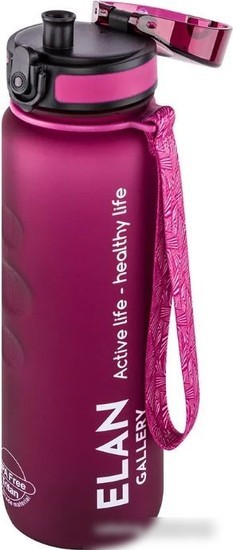 Бутылка для воды Elan Gallery Style Matte 1л 280144 (бургундия)