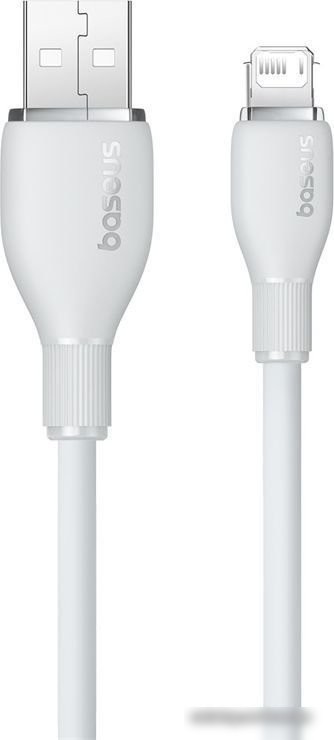 Кабель Baseus Pudding Series USB Type-A - Lightning (2 м, белый)