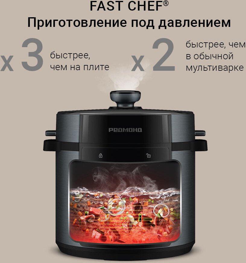 Мультиварка-скороварка Redmond (Редмонд) Fast Chef MP113