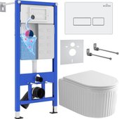 Унитаз подвесной Roxen StounFix Dual Fresh 968203