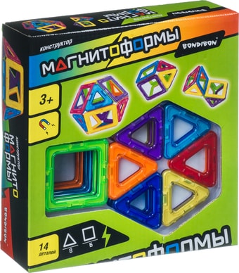 Конструктор Bondibon Магнитоформы ВВ4401 14 деталей