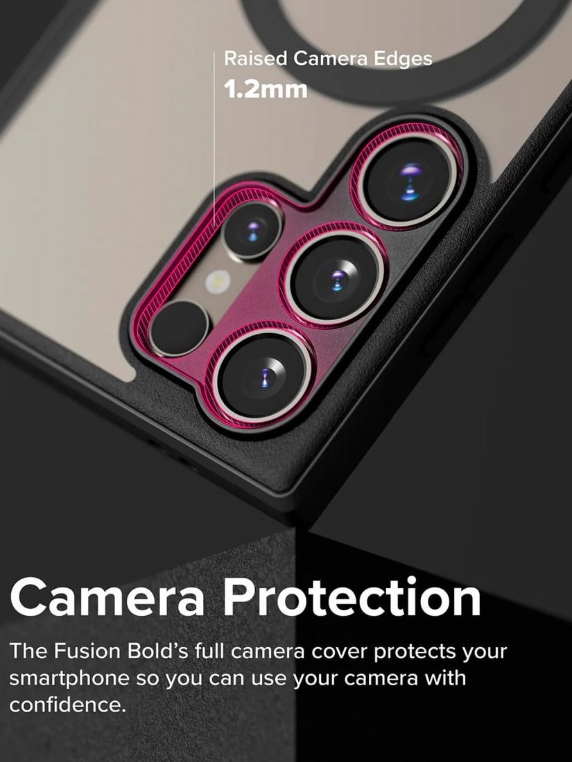 Чехол для телефона Ringke Fusion Bold Magnetic для Galaxy S24 Ultra Matte Black