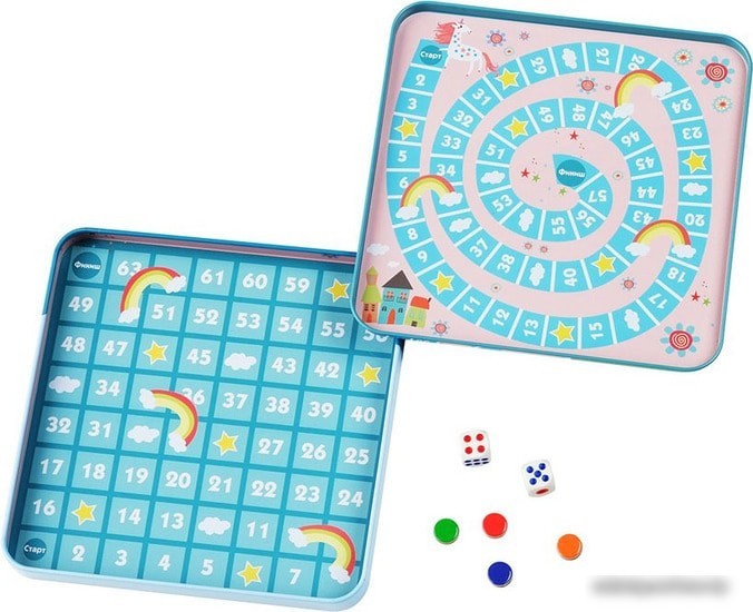 Настольная игра Bumbaram 2 в 1 Ходилка Единороги IM-1010
