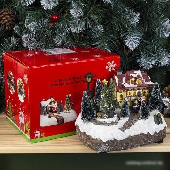 3D-фигура Luazon Новогодний город (разноцветный) 4357379