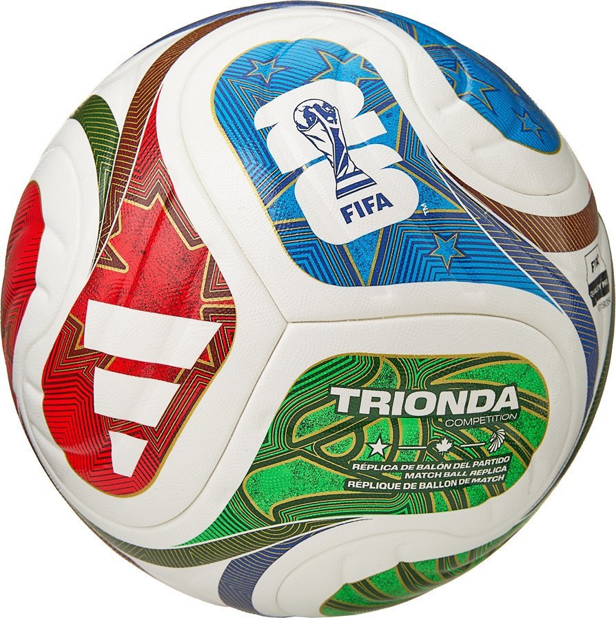 Футбольный мяч Adidas WC26 Trionda Competition JD8031 (размер 5, мультиколор)