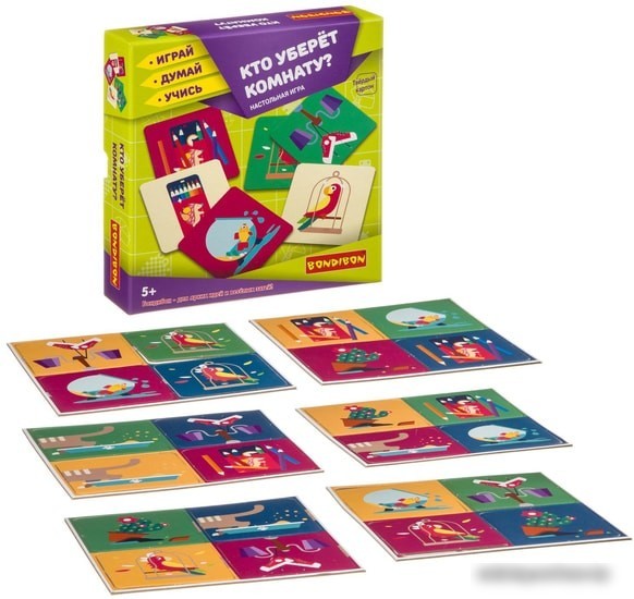 Настольная игра Bondibon Кто уберет комнату? ВВ3904