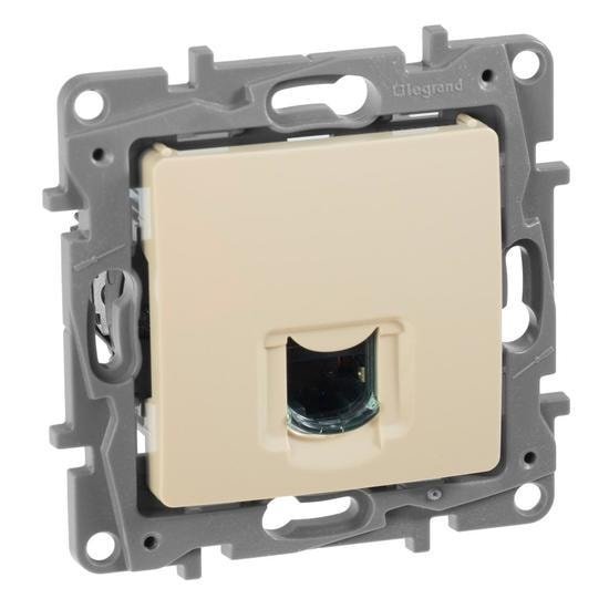 Розетка компьютерная Legrand Etika 672353 (слоновая кость)