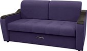 Диван Сириус Лидер-3 НПБ 185x110 (Eva 31 велюр фиолетовый)