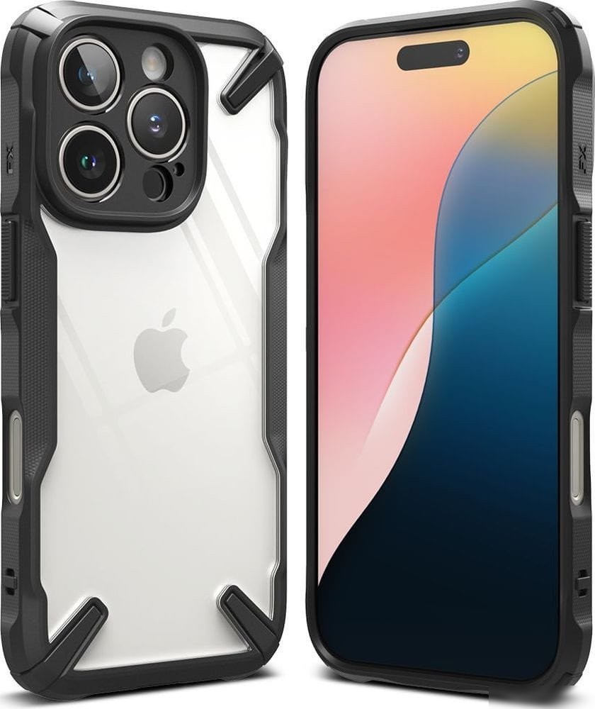 Чехол для телефона Ringke Fusion X для iPhone 16 Pro Max (Black)
