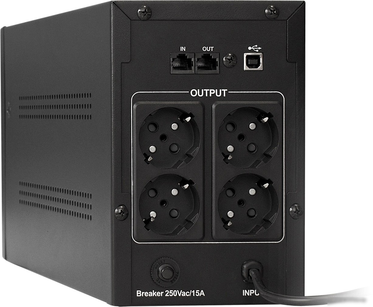 Источник бесперебойного питания ExeGate UNB-650.LED.AVR.EURO.RJ.USB EP285597RUS
