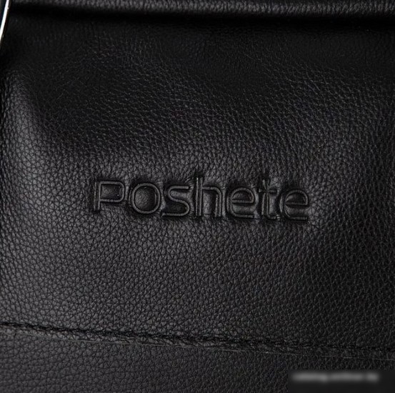 Мужская сумка Poshete 253-7090-43-BLK (черный)