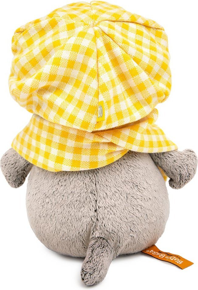Классическая игрушка BUDI BASA Кот Басик Baby в берете и шарфе в клетку 10870428