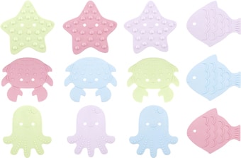 Комплект ковриков для купания Roxy Kids Sea Animals Soft Colors RBM-012-SA (12 шт)