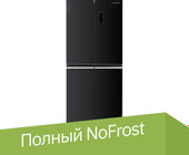 Четырёхдверный холодильник Harper RH6966BI (черный)