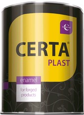 Эмаль Certa Пласт молотковая (0,8 кг, серебристо-серый)