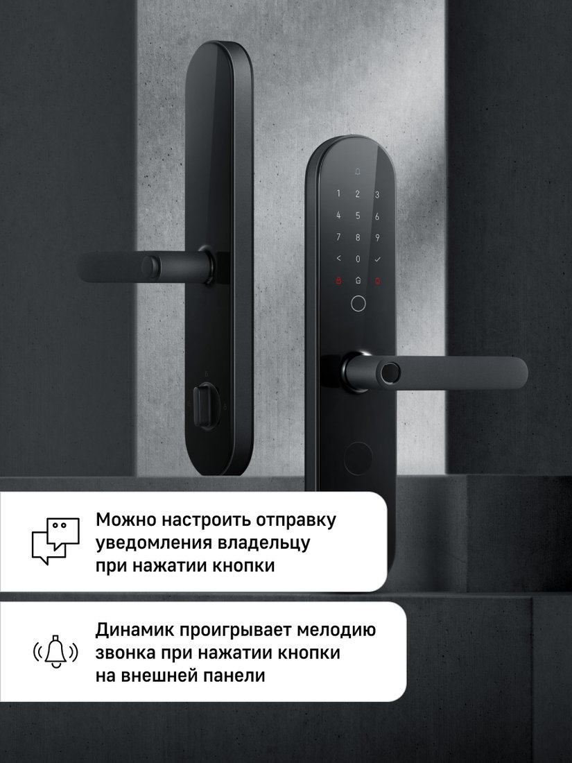 Дверной замок Aqara N100 Zigbee ZNMS16LM + M1S Gen 2 HM1S-G02 (международная версия)