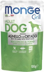 Консервированный корм для собак Monge Dog Grill с ягненком и овощами 100 г