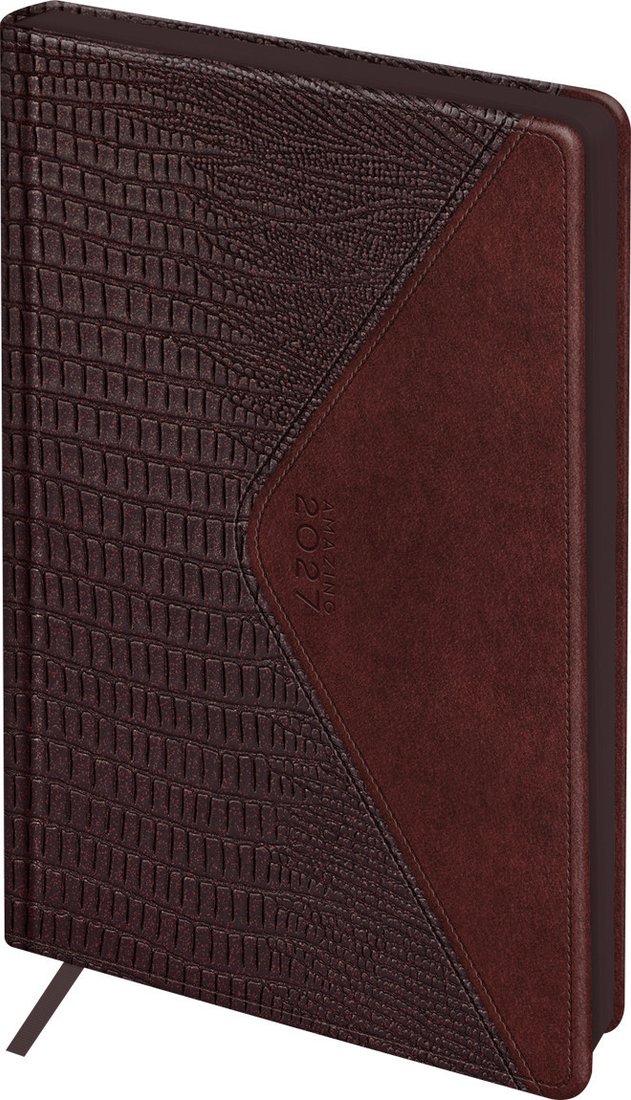 Ежедневник BG Рептилия DdА5_68127 (176л, бургунди)