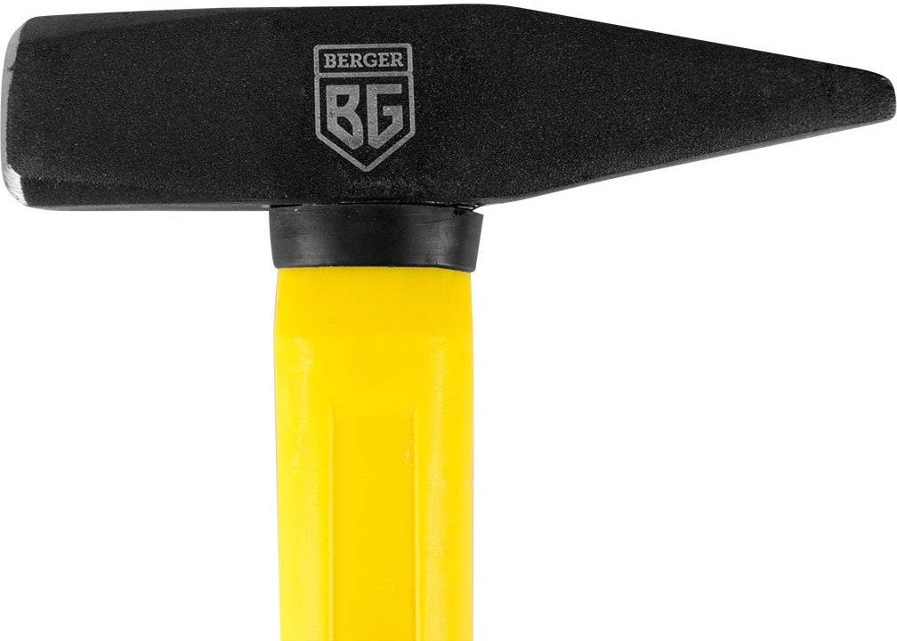 Молоток Berger Слесарный кованый 500г BG1514 (фиберглассовая рукоятка)