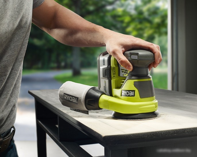 Эксцентриковая шлифмашина Ryobi R18ROS-0