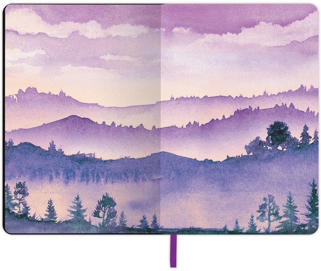 Ежедневник BRAUBERG Vista Violet 112074