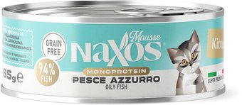 Консервированный корм для кошек Naxos Kitten Монопротеин макрела 85 г