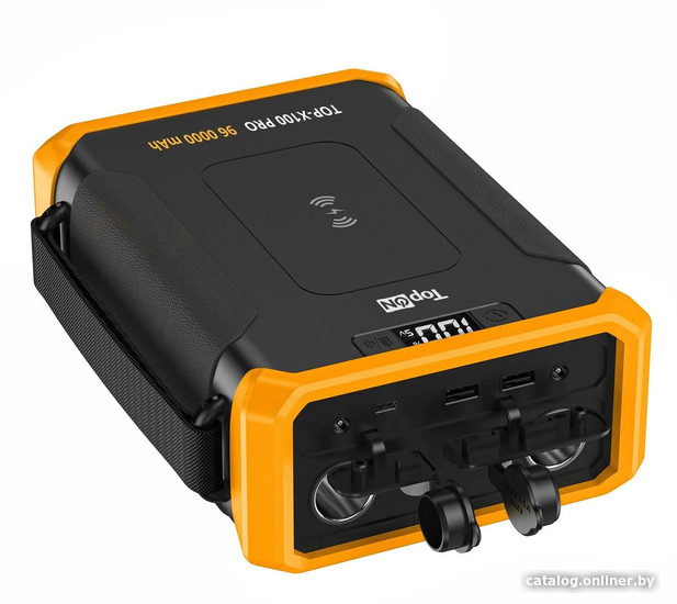 Портативная зарядная станция TopON TOP-X100 PRO (черный/оранжевый)