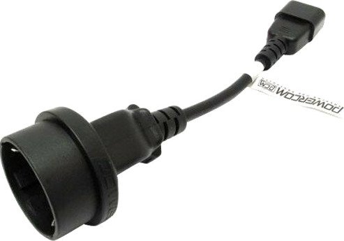 Адаптер Powercom SCUT IEC-320 C14 - Socket Type-F