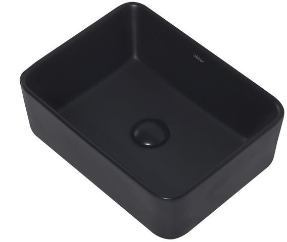 Умывальник Abber Rechteck AC2213MB (черный матовый)