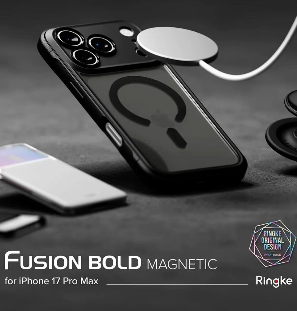 Чехол для телефона Ringke Fusion Bold Magnetic для iPhone 17 Pro Max Matte Smoke
