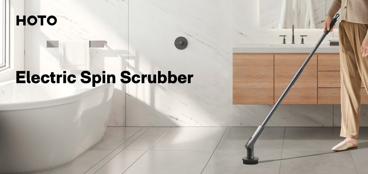 Щетка для мытья посуды Hoto Electric Spin Scrubber