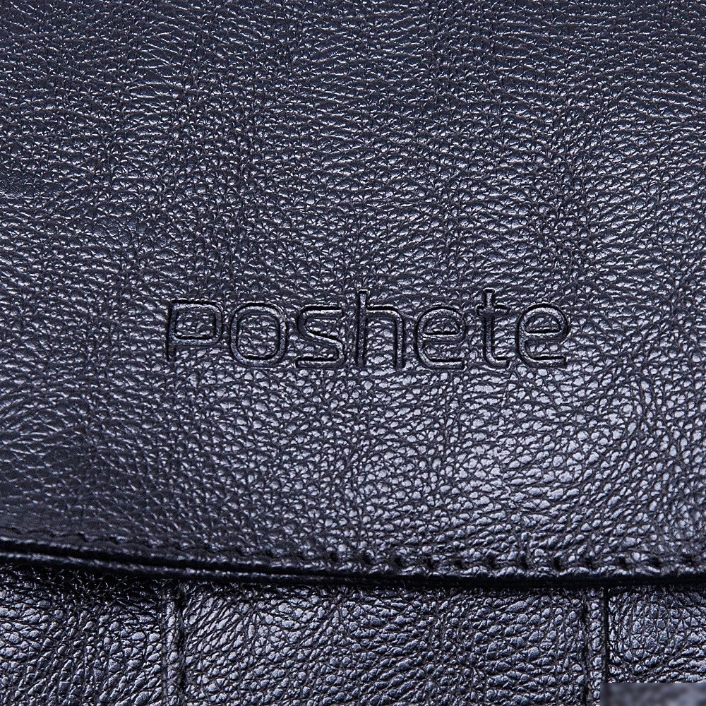 Мужская сумка Poshete 273-8011-BLK (черный)