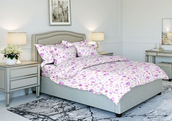 Постельное белье Реноме 1.5сп Никки 9708-1 (бязь)
