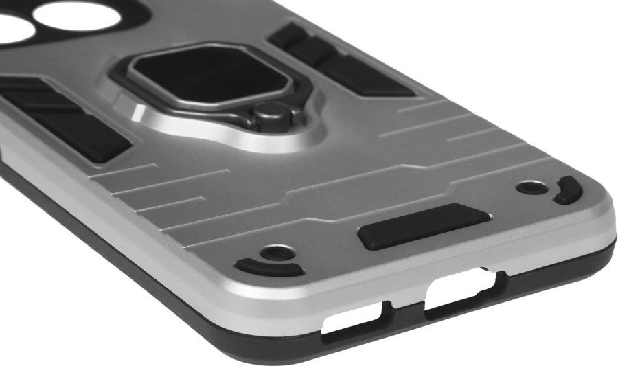Чехол для телефона BoraSCO Anti-Shock Case для Honor X7d/400 Smart 75892 (серебристый)