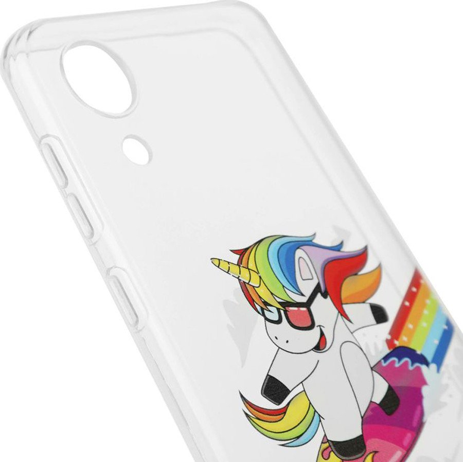 Чехол для телефона BoraSCO ArtWorks для Samsung Galaxy A03 Core 51373 (прозрачный/рисунок)
