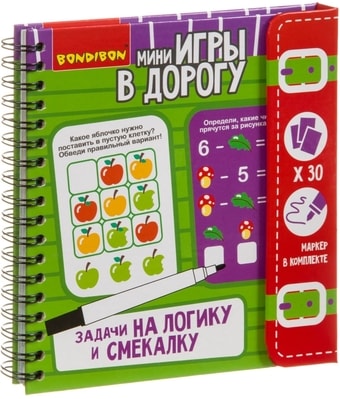 Развивающая игра Bondibon Задачи на логику и смекалку ВВ3953