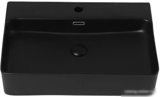 Умывальник Abber Rechteck AC2201MB (черный матовый)