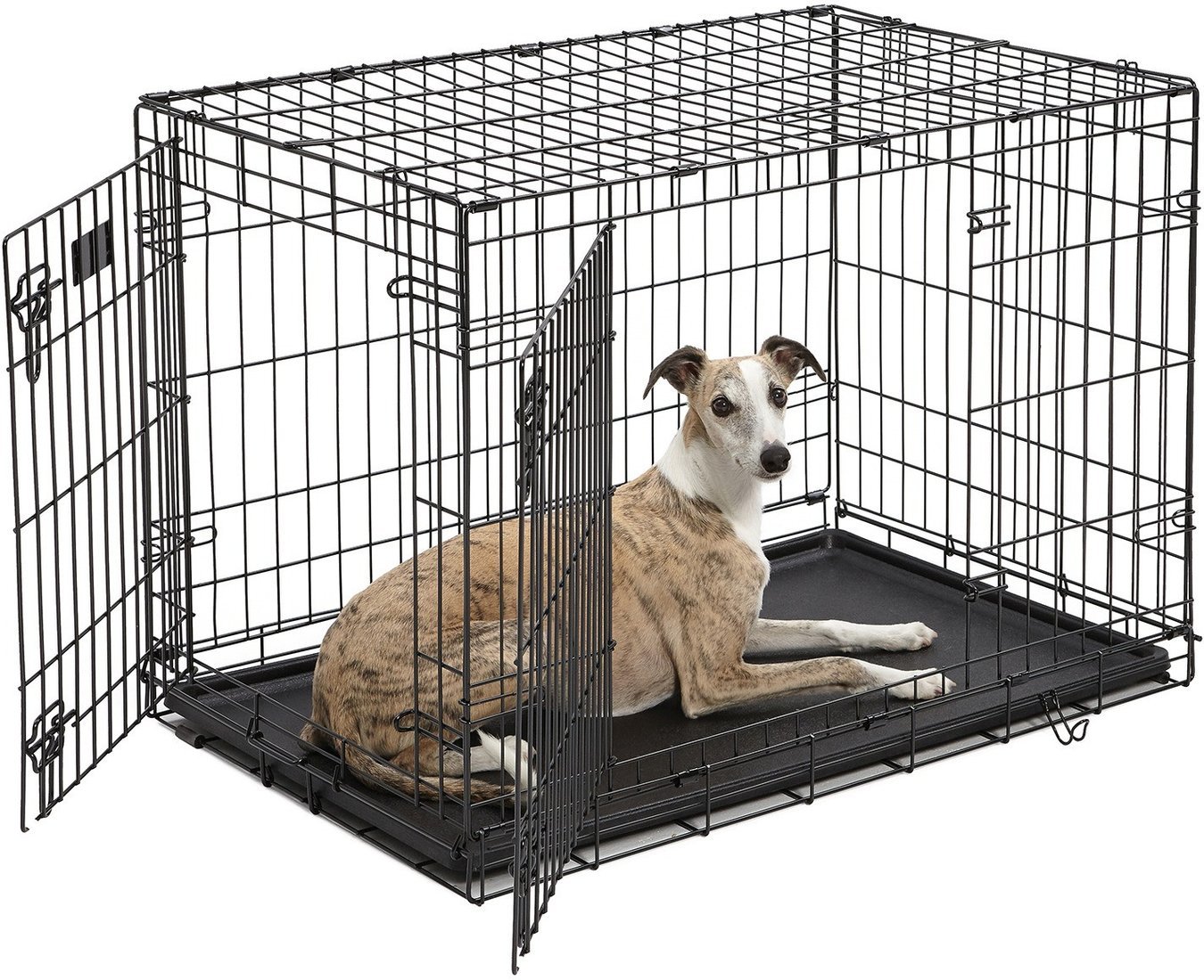 Клетка Midwest iCrate для собак 2 двери 1536DD (91x58x64см, черный)