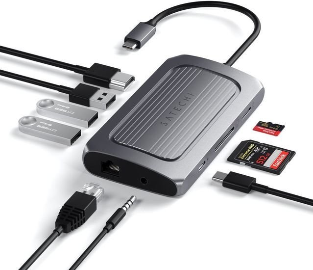 Док-станция Satechi USB 4 Multiport Adapter With 8K HDMI ST-U4MA3M