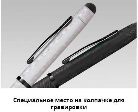 Ручка шариковая Cross Tech3+ Brushed Black AT0090-19 (черный)