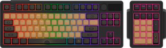 Клавиатура Дарк Проджект KD87A+Numpad (g3ms Aquamarine, черный)