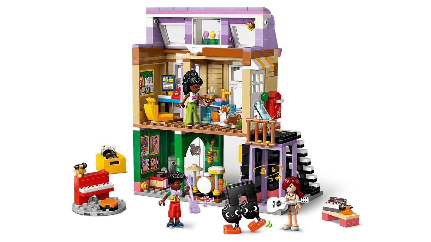 Конструктор LEGO Friends Музыкальный магазин и квартира 42653