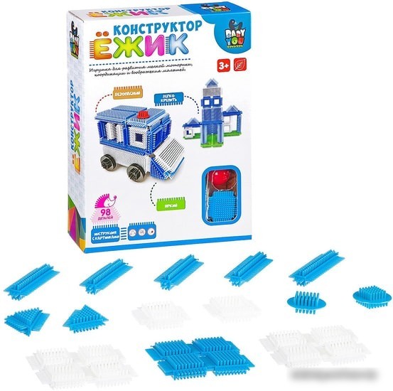 Конструктор Bondibon Baby You ВВ2573 Машина и станция