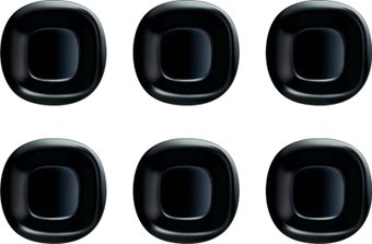 Набор тарелок Luminarc Carine Black L9817-ECOM (6шт)