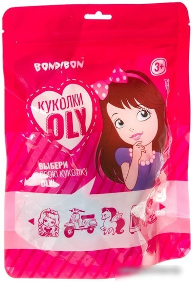 Кукла Bondibon OLY с мотороллером ВВ3989