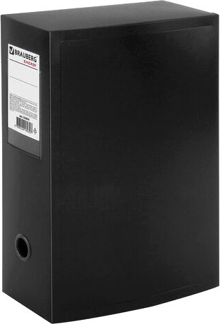 Коробка архивная BRAUBERG Energy 236854 (черный)