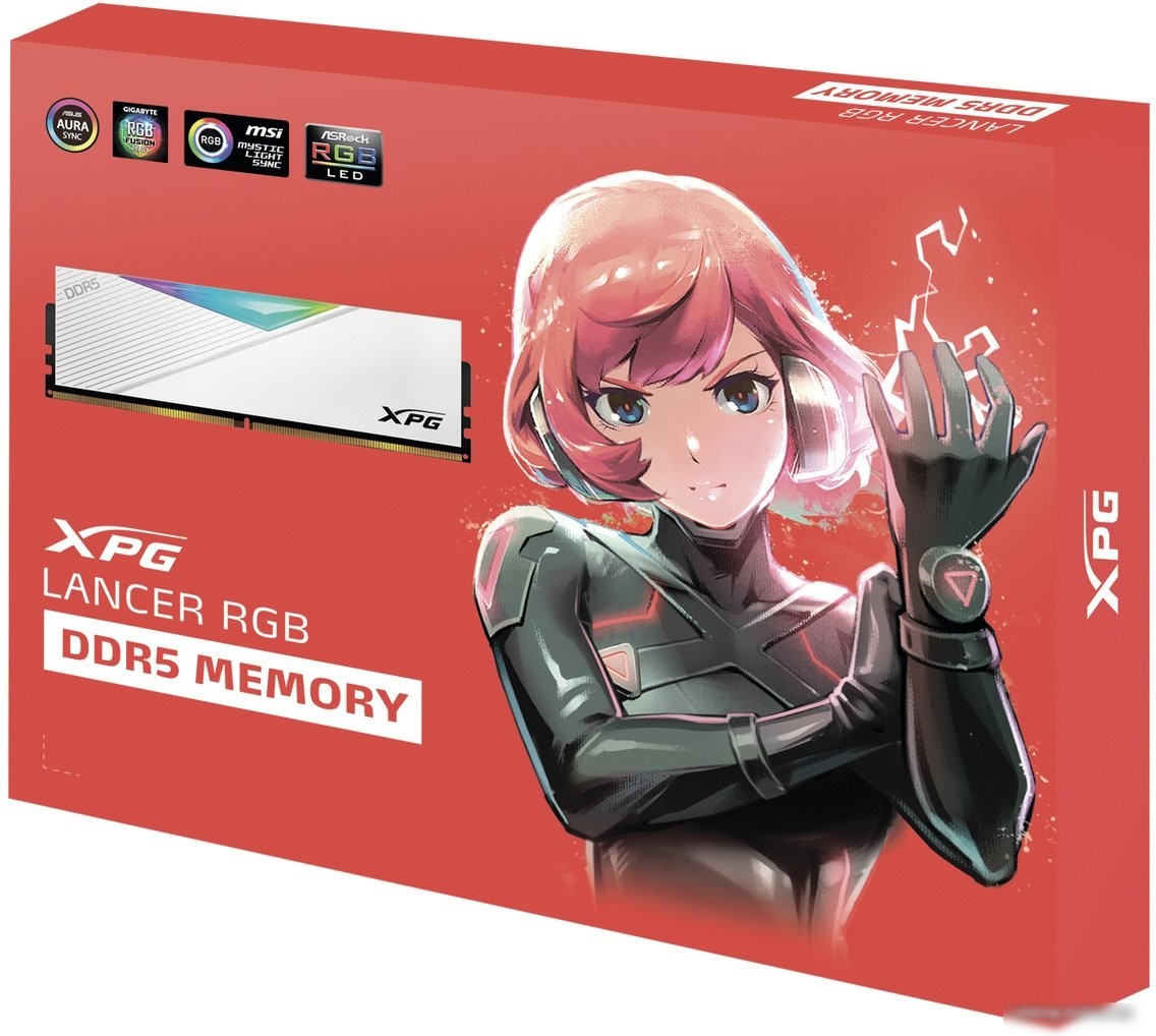 Оперативная память ADATA XPG Lancer RGB 2x32ГБ DDR5 6000МГц AX5U6000C3032G-DCLARWH